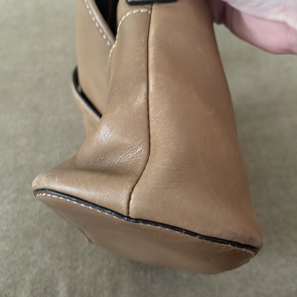 VINTAGE FOSSIL 25082 GENUINE LEATHER BROWN SHOULDER BAG PURSE - Picture 10 of 11